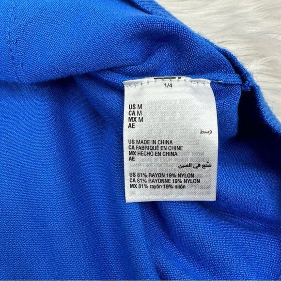 JM Collection Women's NWT Seaport Blue Crew Neck Modern Tunic Knit Sweater M/C36 - Picture 9 of 12